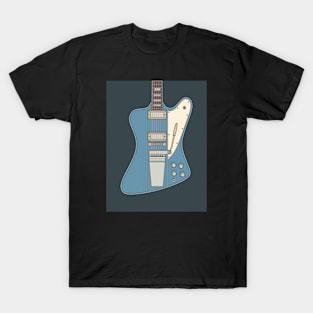 Pelham Blue Vintage FBird Guitar T-Shirt